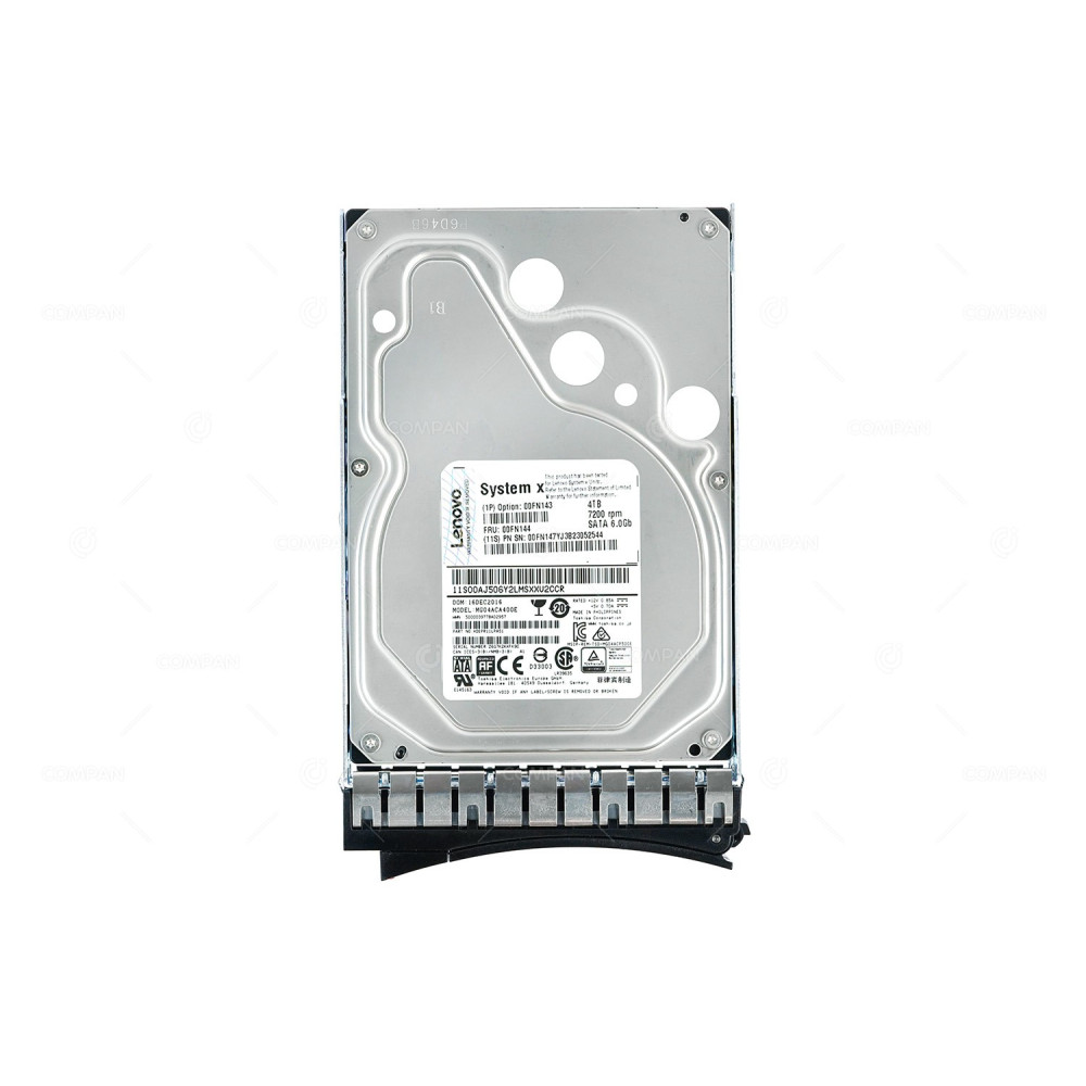 00FN144 LENOVO HDD 4TB 7.2K SATA 6G 3.5" LFF